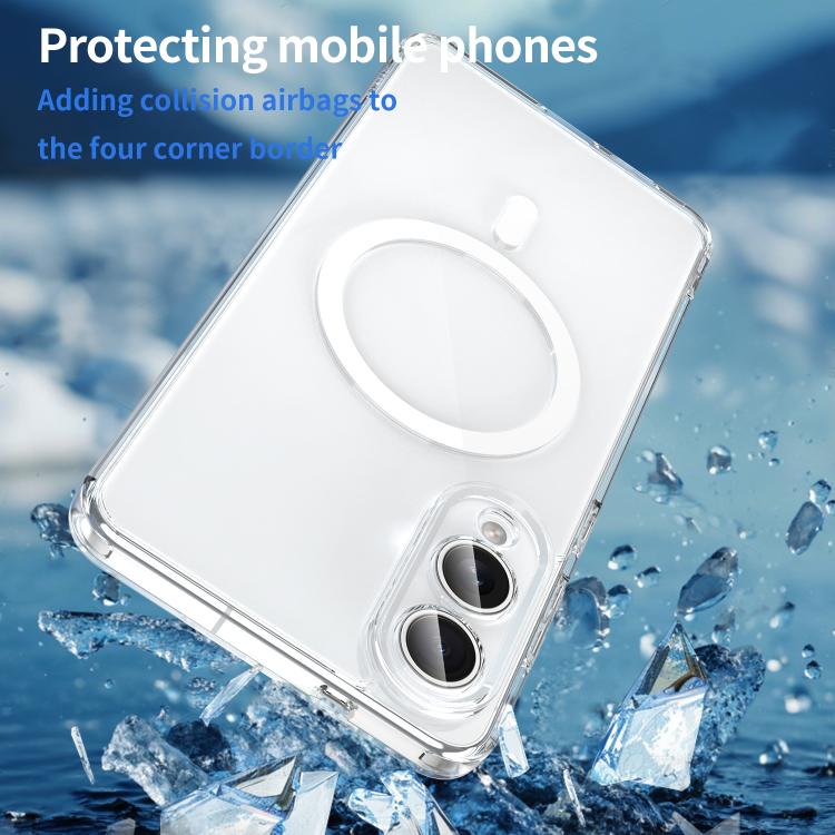 For Samsung Galaxy S25 Edge 5G PC Hybrid TPU Airbag Shockproof MagSafe Phone Case