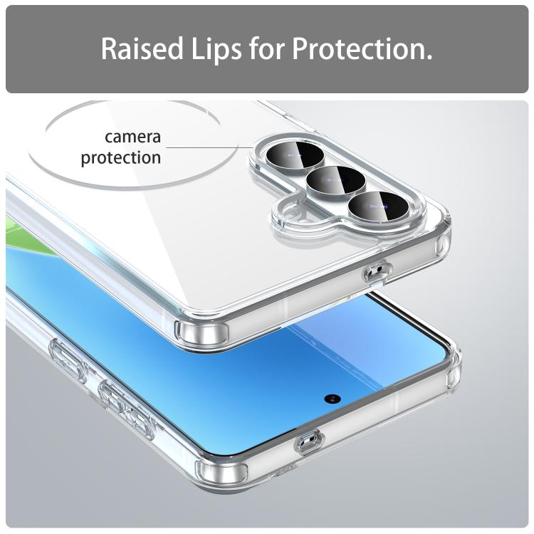 For Samsung Galaxy S26+ 5G PC Hybrid TPU Airbag Shockproof MagSafe Phone Case