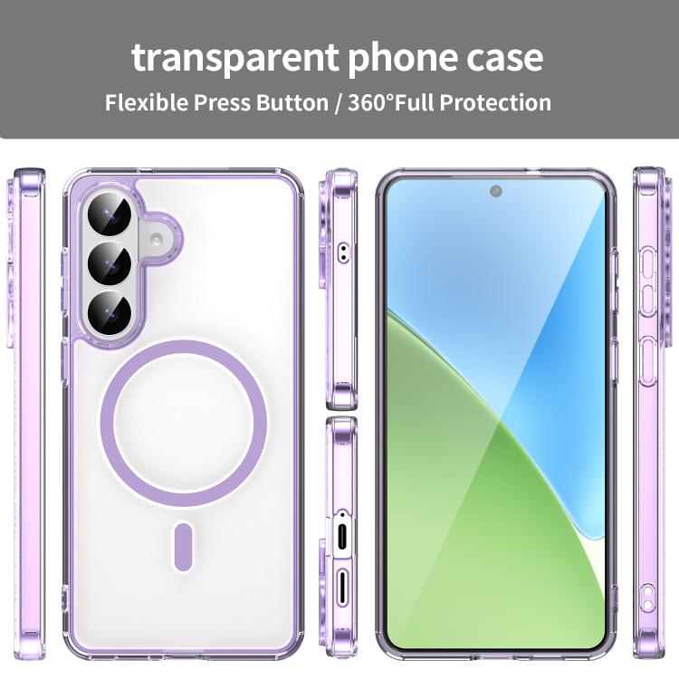 For Samsung Galaxy S26+ 5G PC Hybrid TPU Airbag Shockproof MagSafe Phone Case
