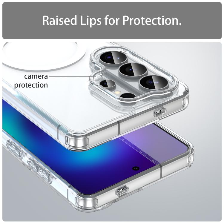 For Samsung Galaxy S26 Ultra 5G PC Hybrid TPU Airbag Shockproof MagSafe Phone Case