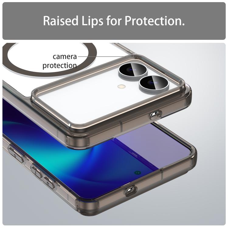 For Samsung Galaxy S26 Edge 5G PC Hybrid TPU Airbag Shockproof MagSafe Phone Case