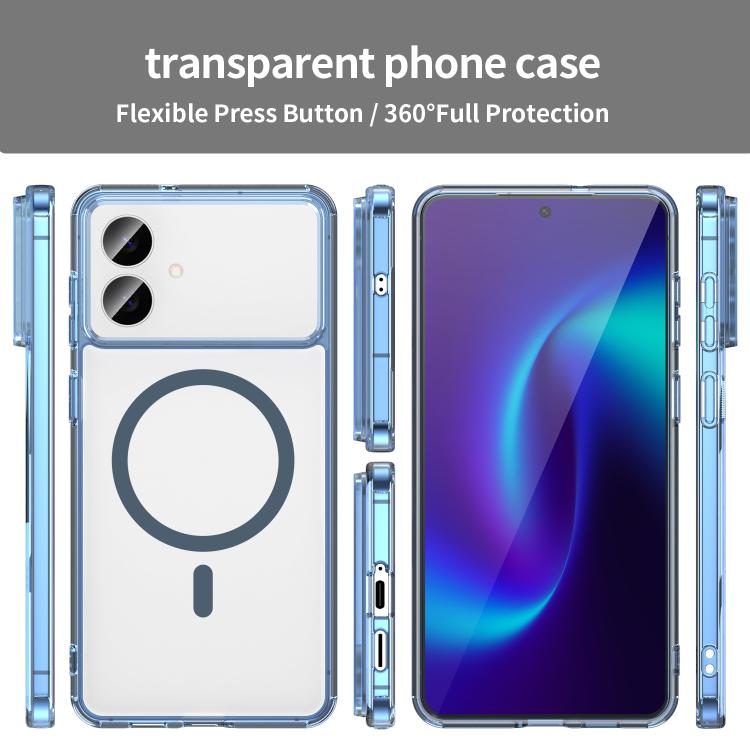 For Samsung Galaxy S26 Edge 5G PC Hybrid TPU Airbag Shockproof MagSafe Phone Case