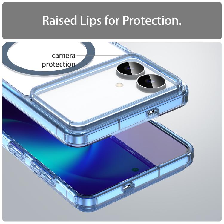 For Samsung Galaxy S26 Edge 5G PC Hybrid TPU Airbag Shockproof MagSafe Phone Case
