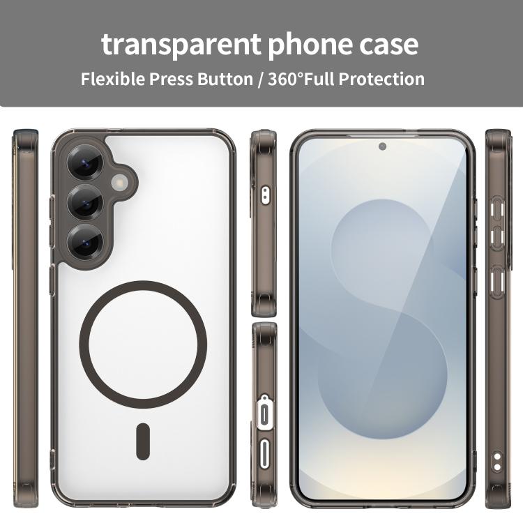 For Samsung Galaxy S25+ 5G PC Hybrid TPU Airbag Shockproof MagSafe Phone Case