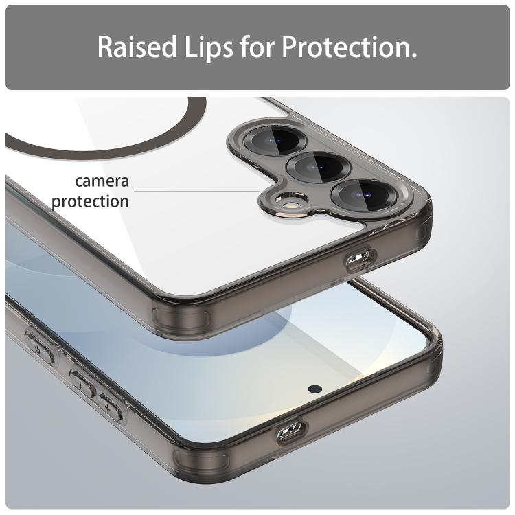 For Samsung Galaxy S25+ 5G PC Hybrid TPU Airbag Shockproof MagSafe Phone Case