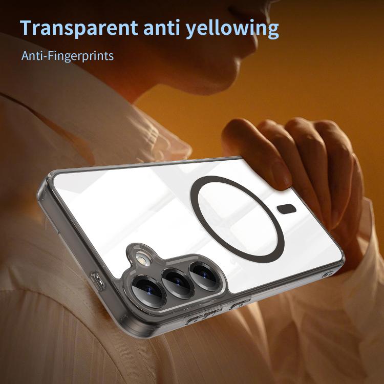 For Samsung Galaxy S25+ 5G PC Hybrid TPU Airbag Shockproof MagSafe Phone Case