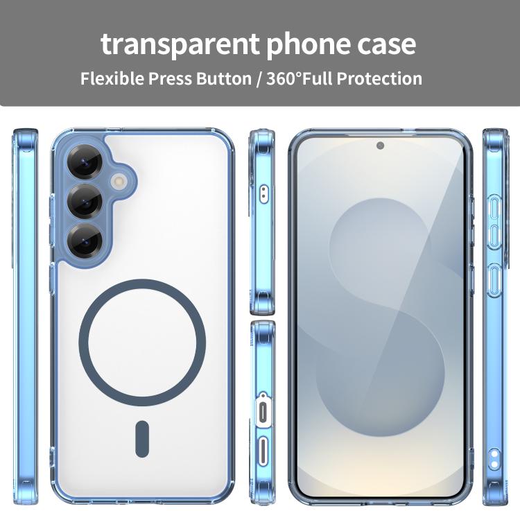 For Samsung Galaxy S25+ 5G PC Hybrid TPU Airbag Shockproof MagSafe Phone Case