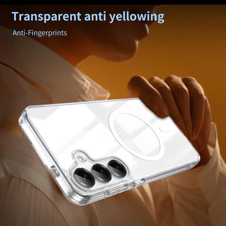 For Samsung Galaxy S25+ 5G PC Hybrid TPU Airbag Shockproof MagSafe Phone Case