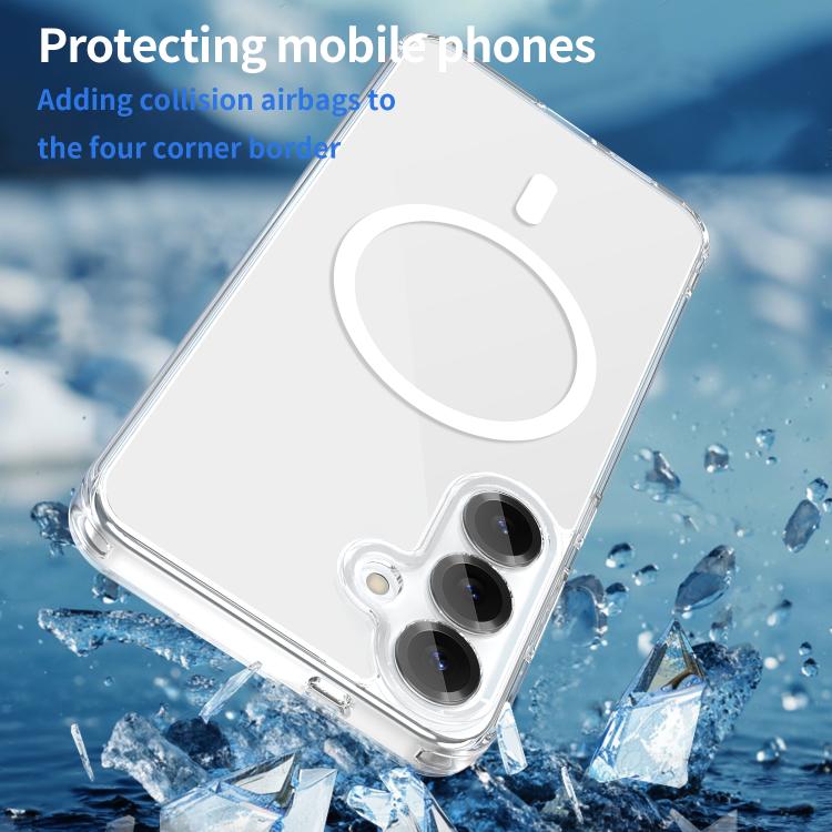 For Samsung Galaxy S25+ 5G PC Hybrid TPU Airbag Shockproof MagSafe Phone Case
