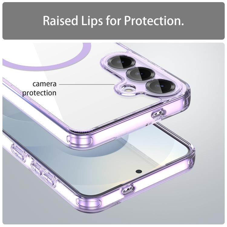 For Samsung Galaxy S25+ 5G PC Hybrid TPU Airbag Shockproof MagSafe Phone Case