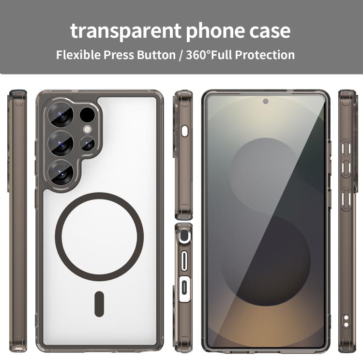 For Samsung Galaxy S25 Ultra 5G PC Hybrid TPU Airbag Shockproof MagSafe Phone Case