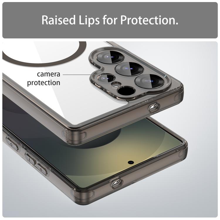 For Samsung Galaxy S25 Ultra 5G PC Hybrid TPU Airbag Shockproof MagSafe Phone Case