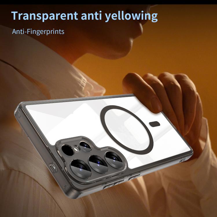 For Samsung Galaxy S25 Ultra 5G PC Hybrid TPU Airbag Shockproof MagSafe Phone Case