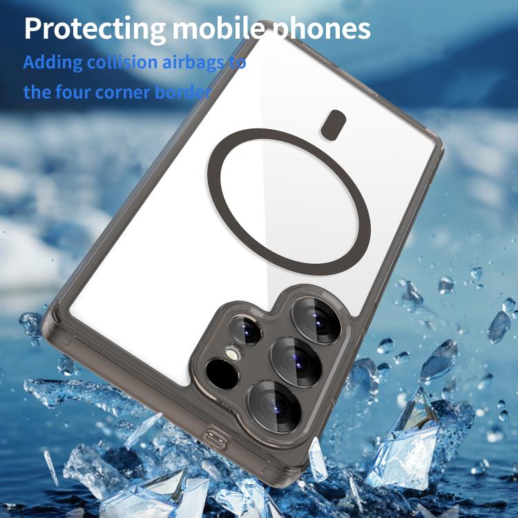 For Samsung Galaxy S25 Ultra 5G PC Hybrid TPU Airbag Shockproof MagSafe Phone Case