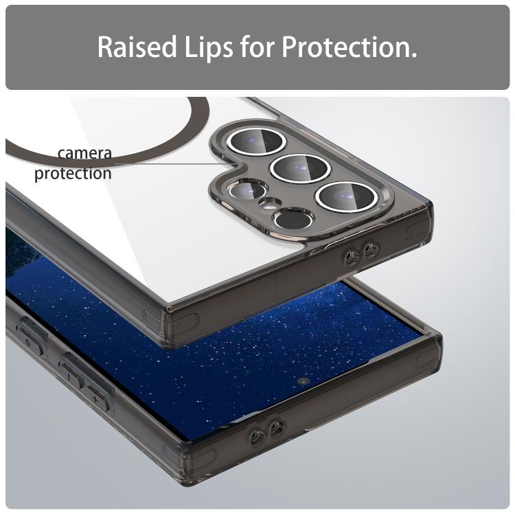 For Galaxy S24 Ultra 5G PC Hybrid TPU Airbag Shockproof MagSafe Phone Case