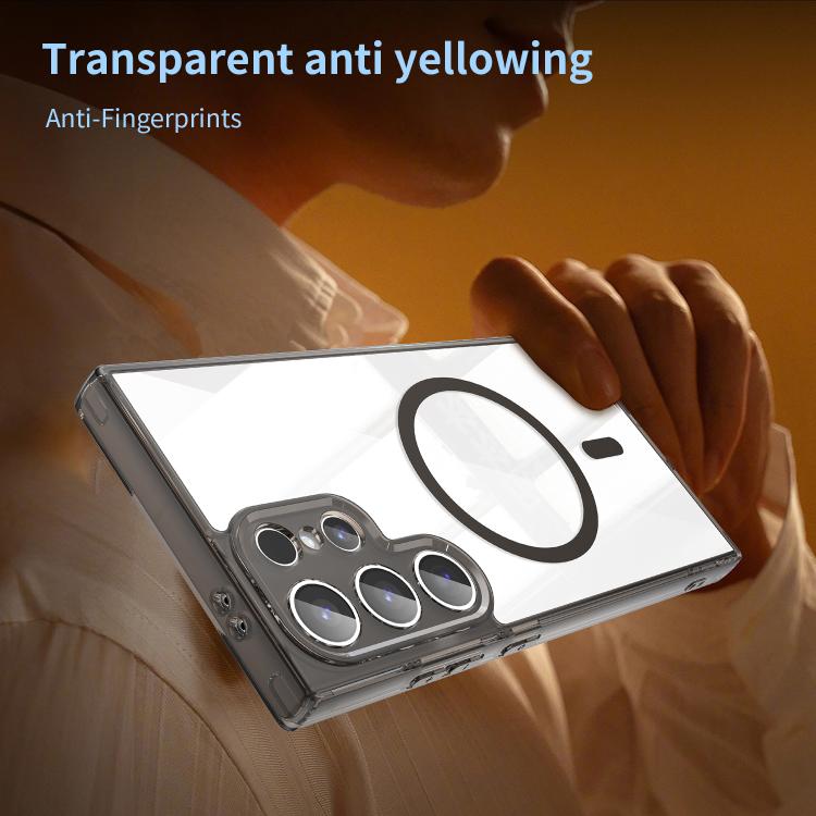 For Galaxy S24 Ultra 5G PC Hybrid TPU Airbag Shockproof MagSafe Phone Case