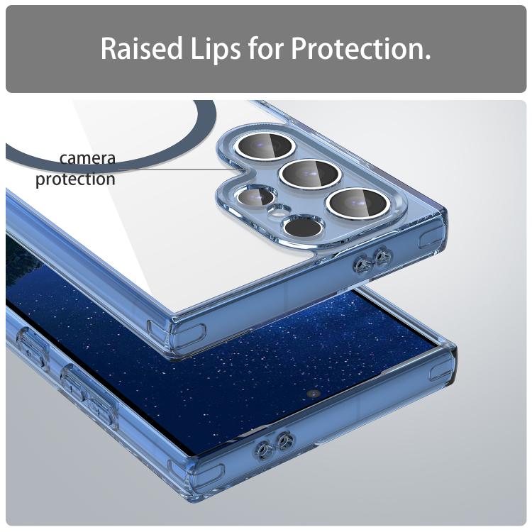 For Galaxy S24 Ultra 5G PC Hybrid TPU Airbag Shockproof MagSafe Phone Case
