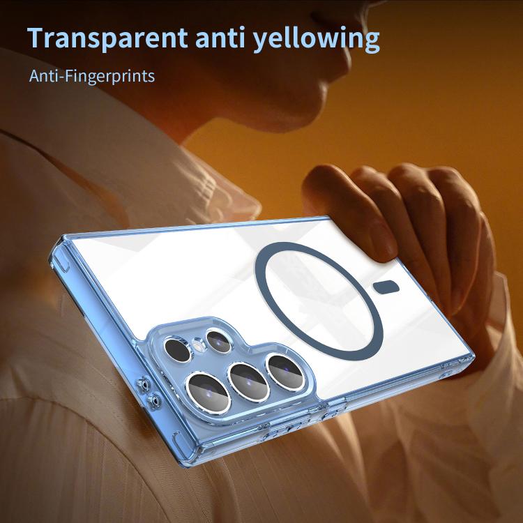 For Galaxy S24 Ultra 5G PC Hybrid TPU Airbag Shockproof MagSafe Phone Case