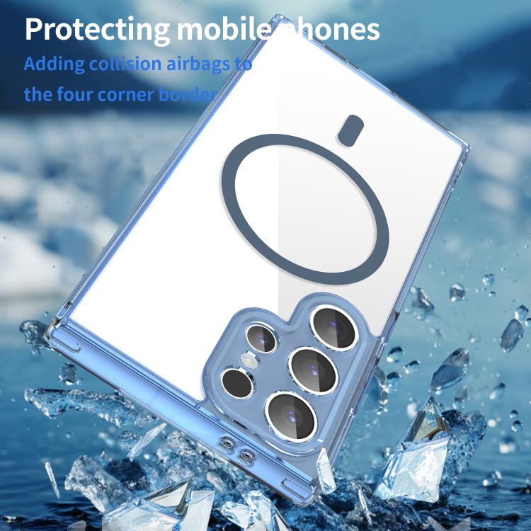 For Galaxy S24 Ultra 5G PC Hybrid TPU Airbag Shockproof MagSafe Phone Case