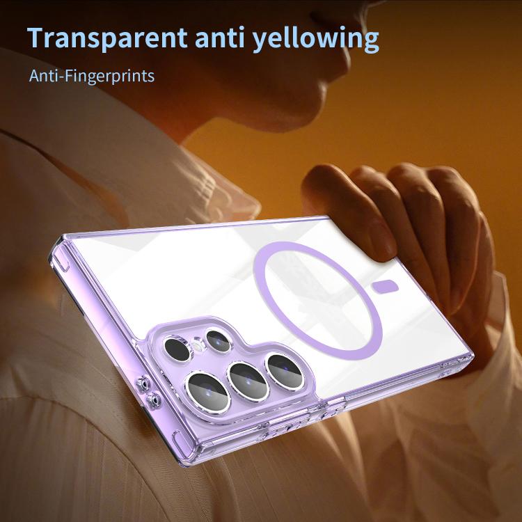 For Galaxy S24 Ultra 5G PC Hybrid TPU Airbag Shockproof MagSafe Phone Case