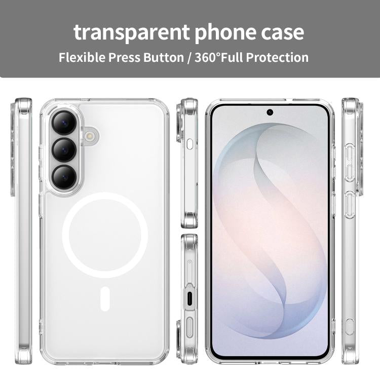 For Galaxy S26 FE 5G PC Hybrid TPU Airbag Shockproof MagSafe Phone Case