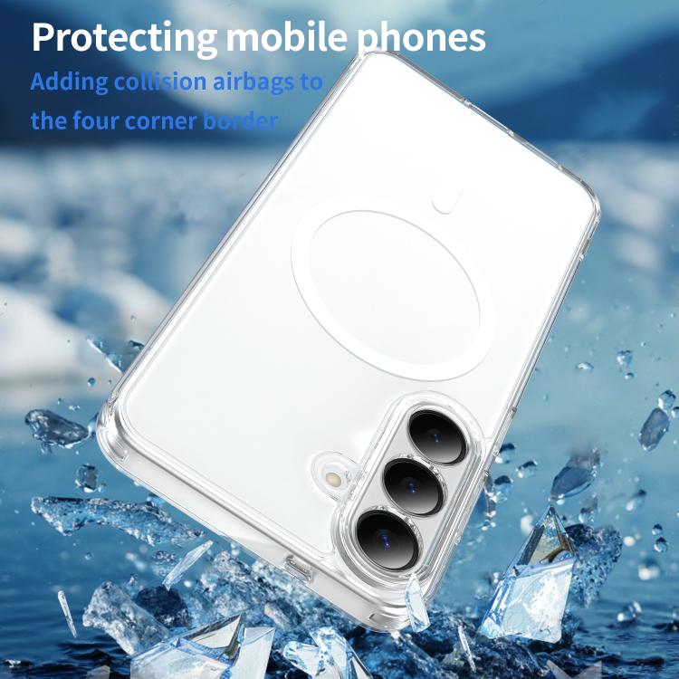 For Galaxy S26 FE 5G PC Hybrid TPU Airbag Shockproof MagSafe Phone Case