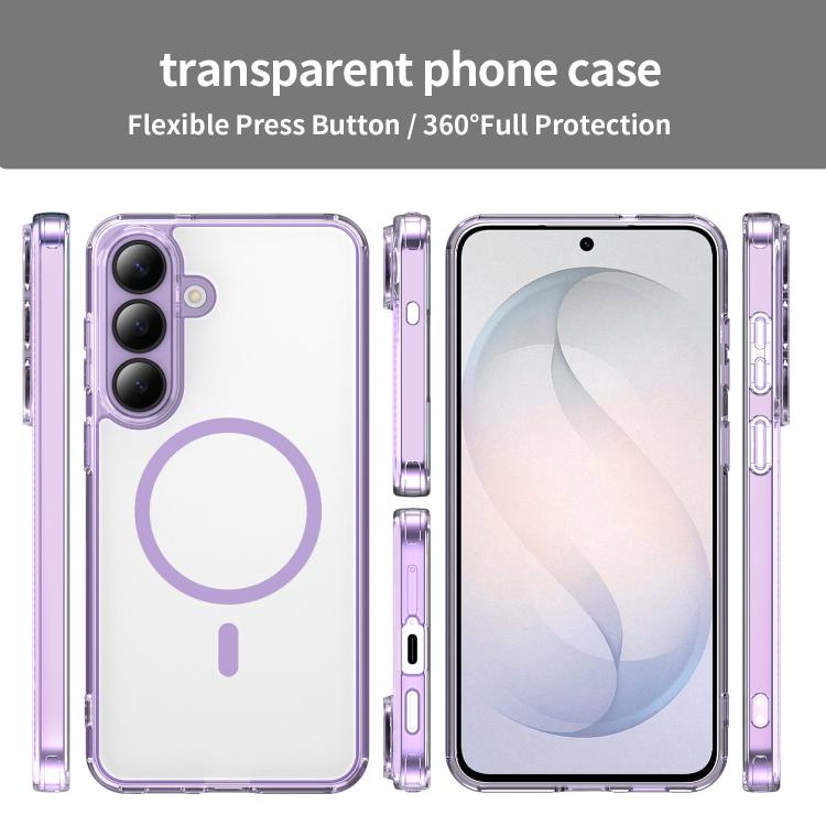 For Galaxy S26 FE 5G PC Hybrid TPU Airbag Shockproof MagSafe Phone Case