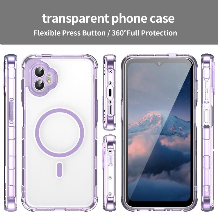 For Samsung Galaxy XCover7 Pro PC Hybrid TPU Airbag Shockproof MagSafe Phone Case
