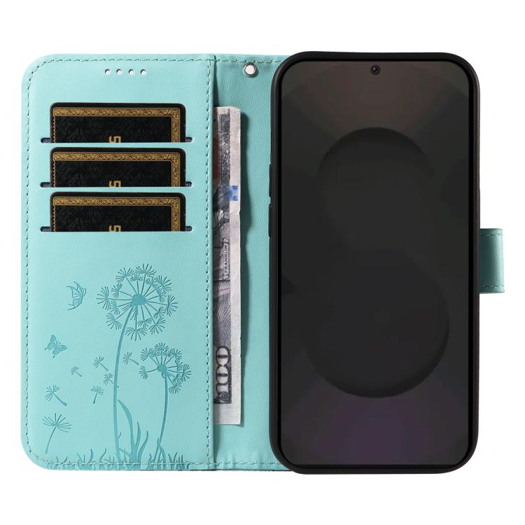 For Samsung Galaxy S25 FE 5G Dandelion Embossed Pattern Flip Leather Phone Case