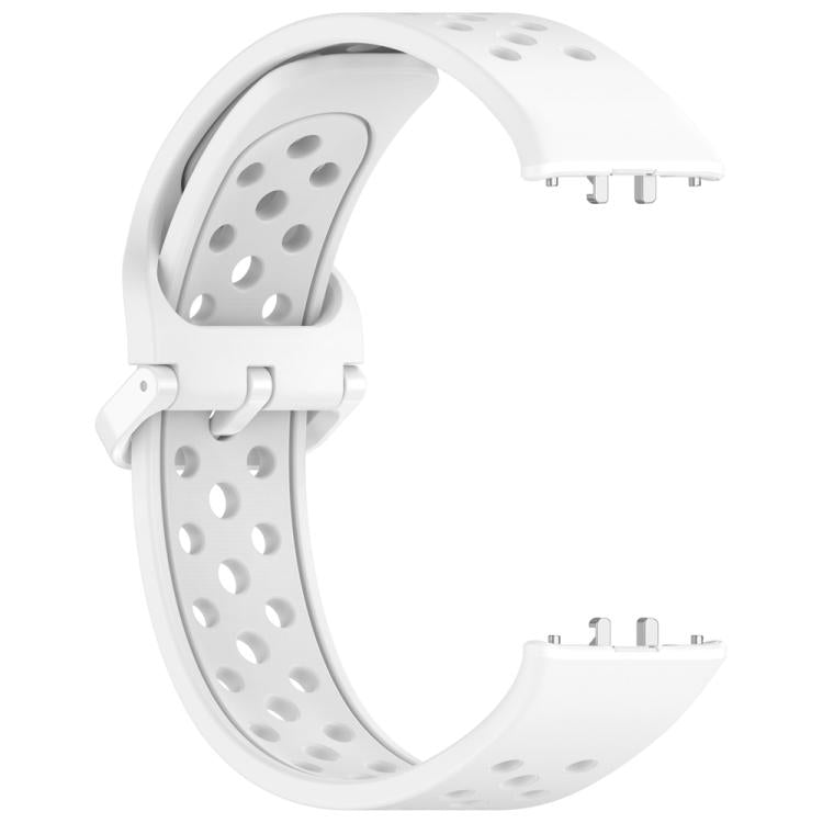 For Samsung Galaxy Fit3 xDfind Colorful Buckle Solid Color Breathable Silicone Watch Band