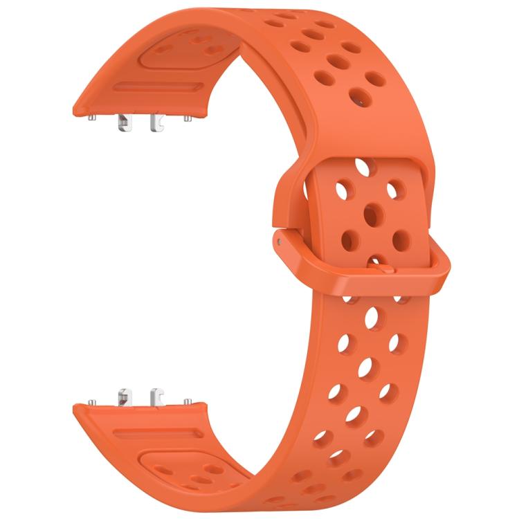 For Samsung Galaxy Fit3 xDfind Colorful Buckle Solid Color Breathable Silicone Watch Band