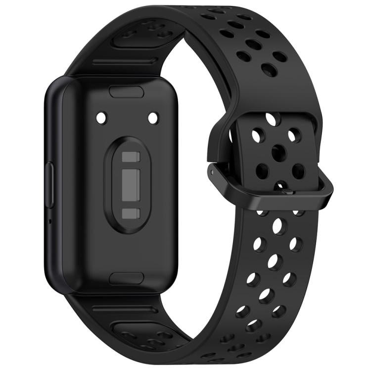 For Samsung Galaxy Fit3 xDfind Colorful Buckle Solid Color Breathable Silicone Watch Band