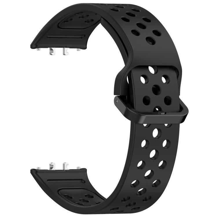 For Samsung Galaxy Fit3 xDfind Colorful Buckle Solid Color Breathable Silicone Watch Band