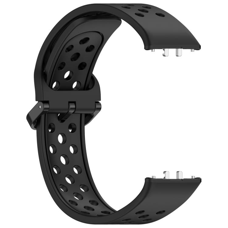 For Samsung Galaxy Fit3 xDfind Colorful Buckle Solid Color Breathable Silicone Watch Band