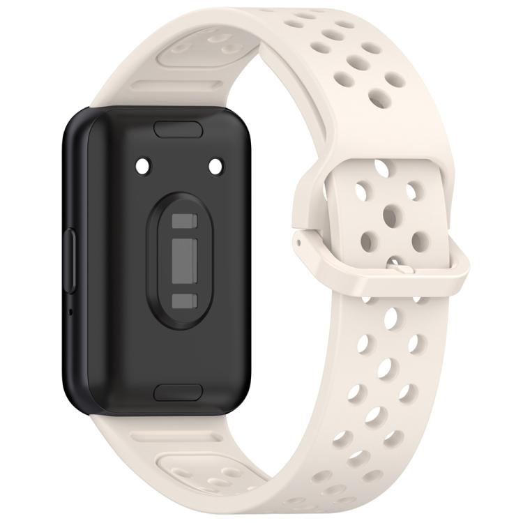 For Samsung Galaxy Fit3 xDfind Colorful Buckle Solid Color Breathable Silicone Watch Band