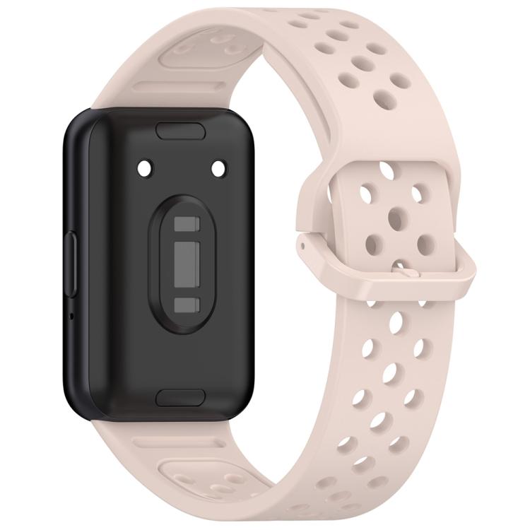 For Samsung Galaxy Fit3 xDfind Colorful Buckle Solid Color Breathable Silicone Watch Band