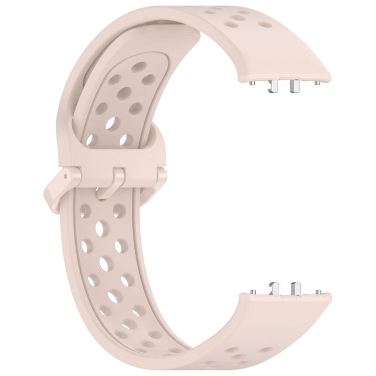 For Samsung Galaxy Fit3 xDfind Colorful Buckle Solid Color Breathable Silicone Watch Band