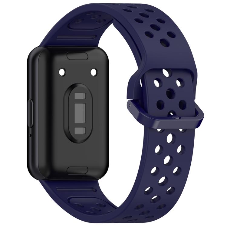 For Samsung Galaxy Fit3 xDfind Colorful Buckle Solid Color Breathable Silicone Watch Band