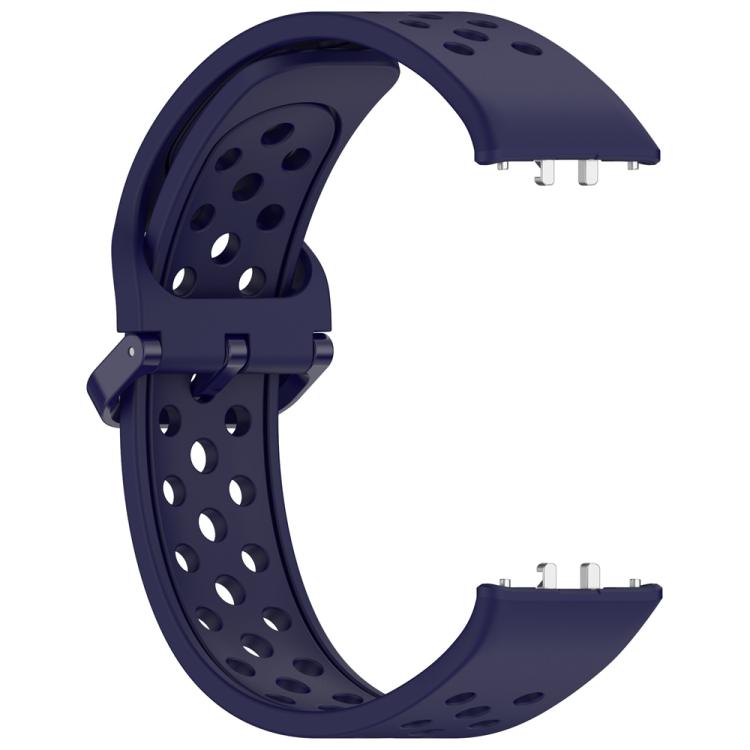 For Samsung Galaxy Fit3 xDfind Colorful Buckle Solid Color Breathable Silicone Watch Band