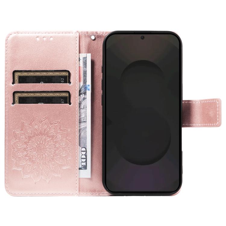 For Galaxy S25 FE 5G Embossed Sunflower Pattern Flip Leather Phone Case