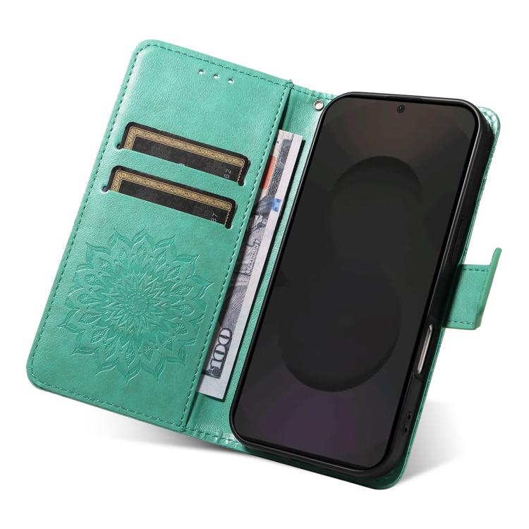For Galaxy S25 FE 5G Embossed Sunflower Pattern Flip Leather Phone Case
