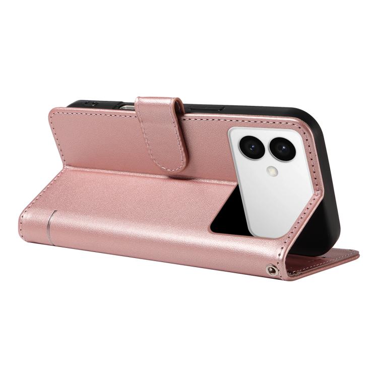 For Galaxy S26 Edge 5G Adorable Cat Embossed Pattern Flip Leather Phone Case