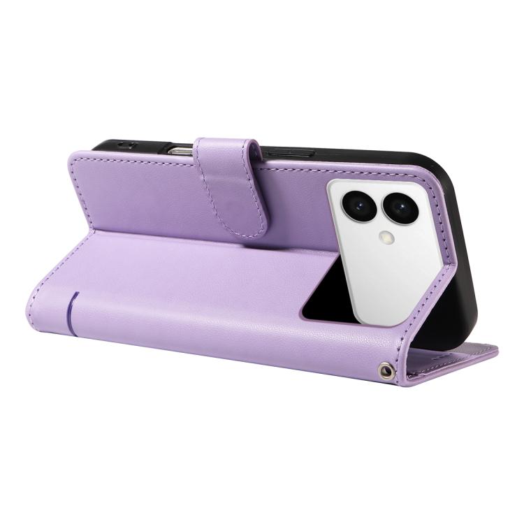 For Galaxy S26 Edge 5G Adorable Cat Embossed Pattern Flip Leather Phone Case