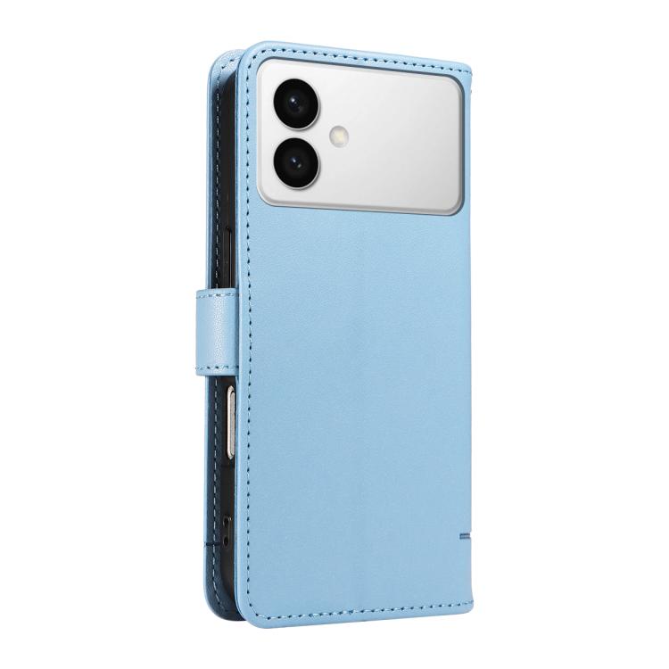 For Galaxy S26 Edge 5G Adorable Cat Embossed Pattern Flip Leather Phone Case
