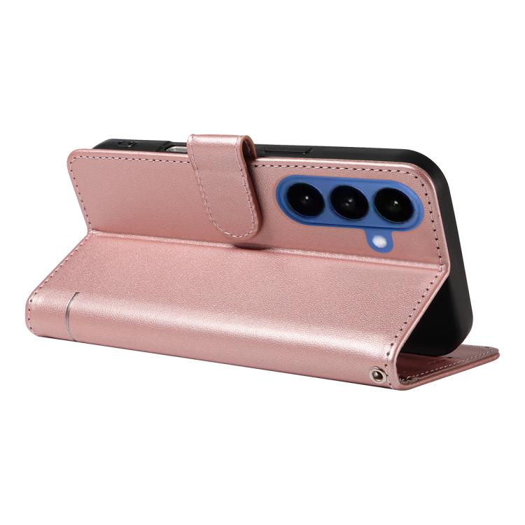 For Galaxy S26 5G Adorable Cat Embossed Pattern Flip Leather Phone Case