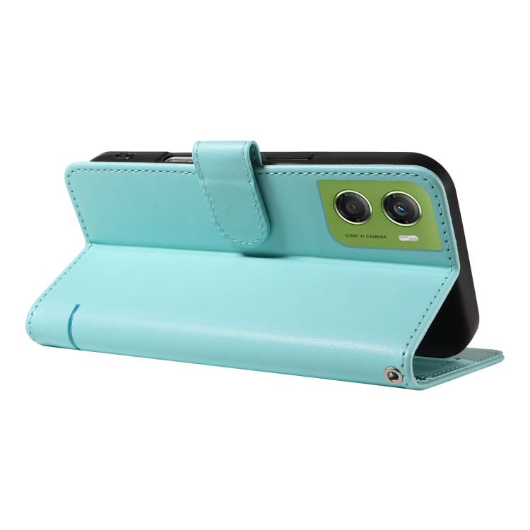 For Motorola Moto G06 4G Adorable Cat Embossed Pattern Flip Leather Phone Case