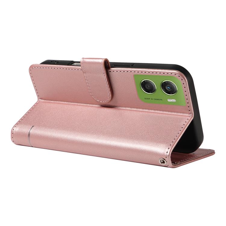 For Motorola Moto G06 4G Adorable Cat Embossed Pattern Flip Leather Phone Case