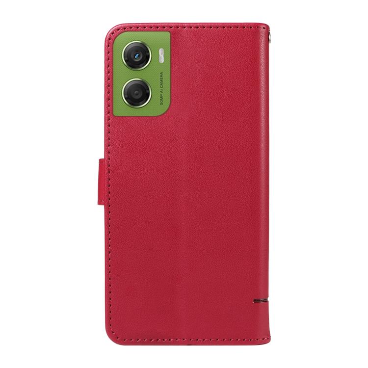 For Motorola Moto G06 4G Adorable Cat Embossed Pattern Flip Leather Phone Case