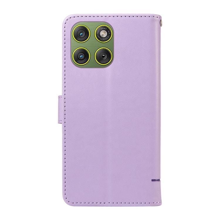 For Motorola Edge 70 5G Adorable Cat Embossed Pattern Flip Leather Phone Case