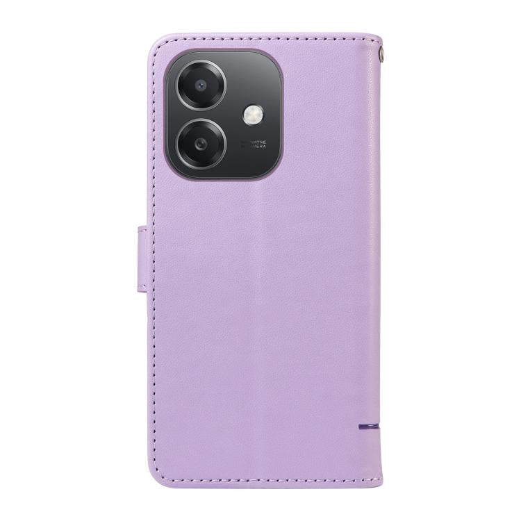 For OPPO A5x 5G Global Adorable Cat Embossed Pattern Flip Leather Phone Case